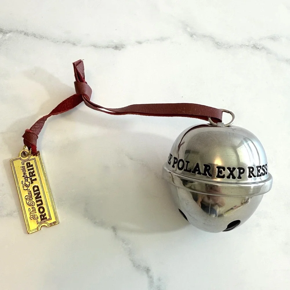2015‎ Polar Express Bell Hallmark Keepsake Ornament with Ticket Tag